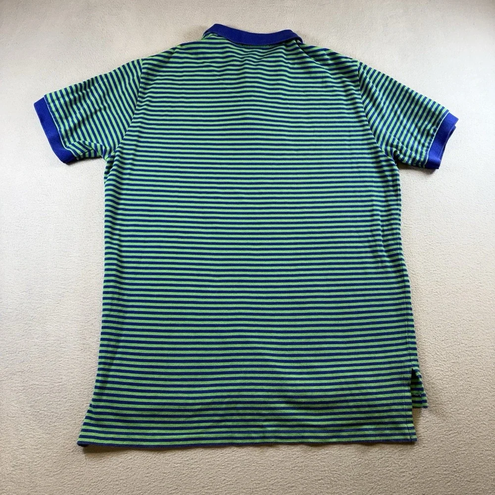 Polo Ralph Lauren  Lot Of 2 Men's L Striped Polo Shirts Cotton Preppy